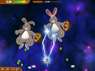 Chicken Invaders 3 Easter screen shot