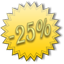 25% OFF